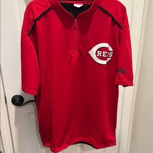 Red Cincinnati Reds Half-Zip Shirt
